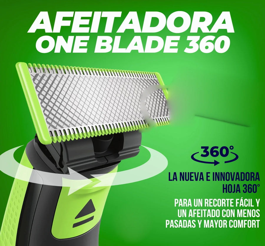 Afeitadora One Blade 360°