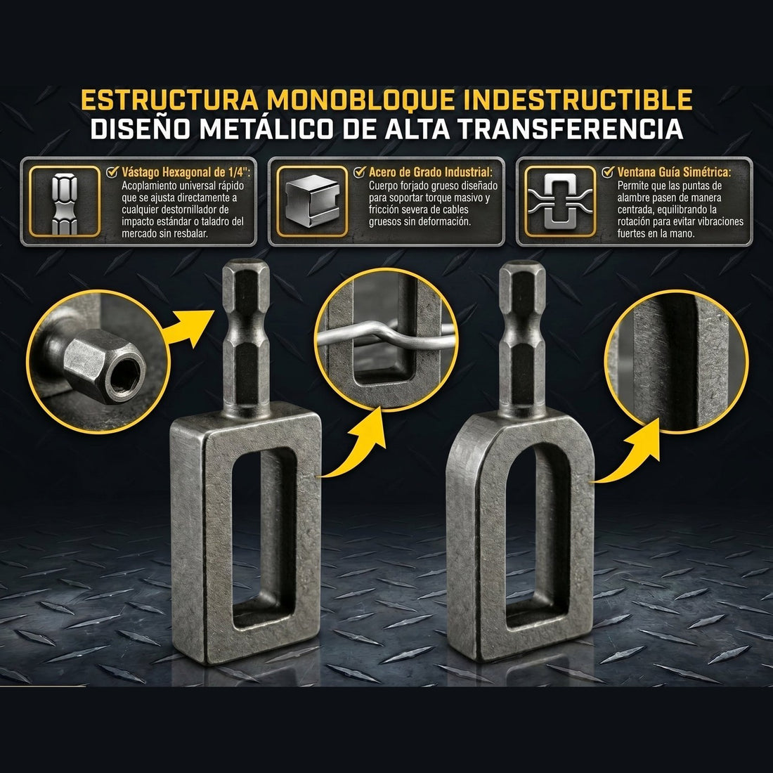 TorsionPro — Torcedor de Alambre para Taladro · OFERTA 2x1