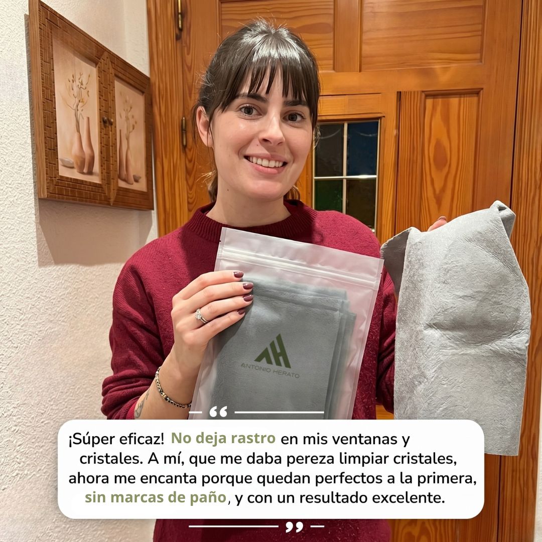 Paños Mágicos de Microfibra — Limpian Solo con Agua, Sin Marcas