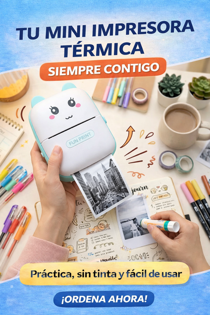 Mini Impresora Térmica Bluetooth