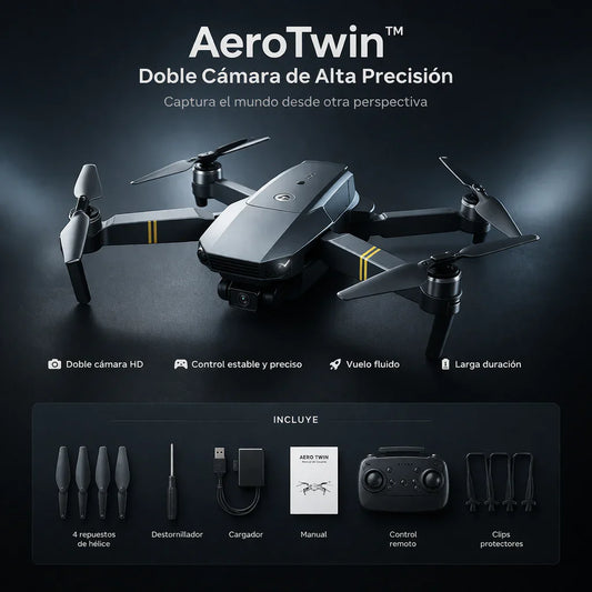 AeroTwin dron cámara dual