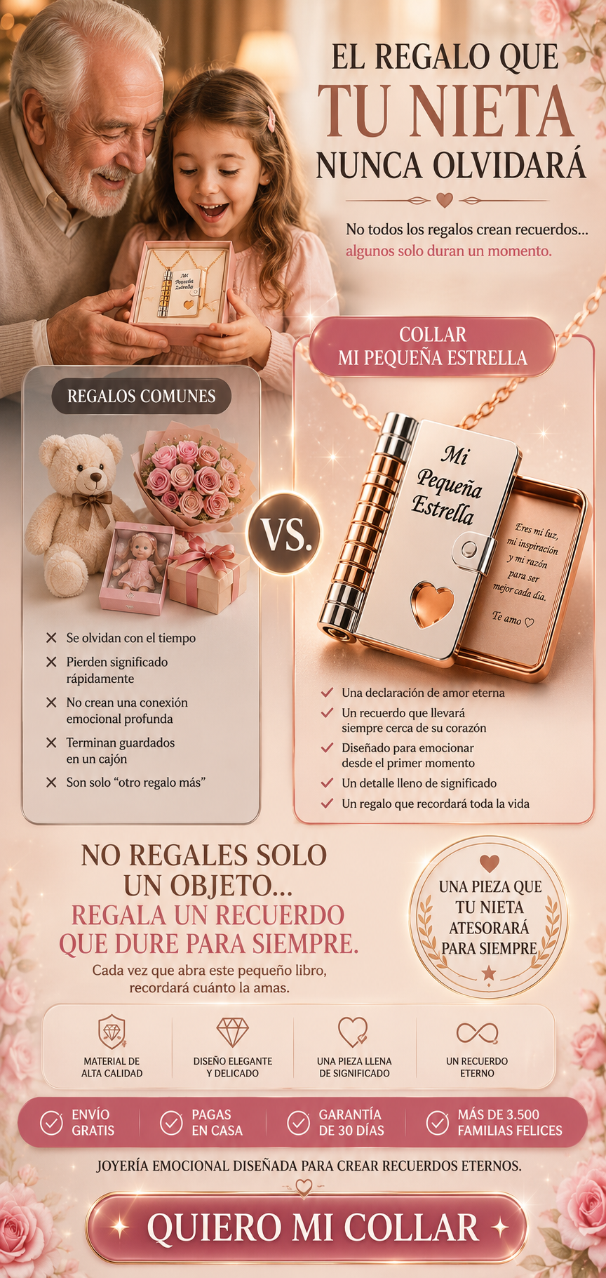 Collar con Mensaje para tu Hija — Un Recuerdo que Lleva Siempre