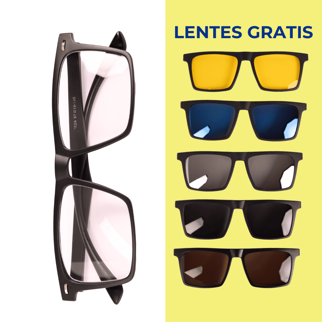 Gafas 6 en 1 Horizon | Lentes Intercambiables Magnéticos