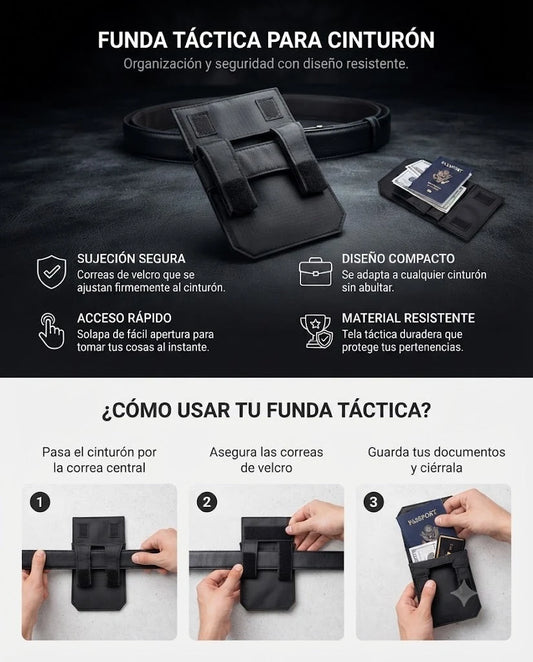 Funda de Viaje Antirrobo — Cinturón Invisible