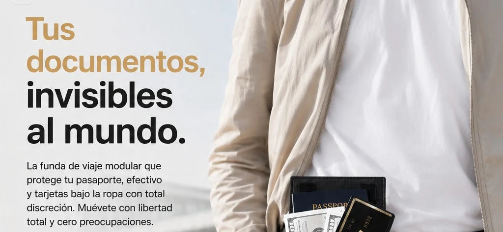 Funda de Viaje Antirrobo — Cinturón Invisible