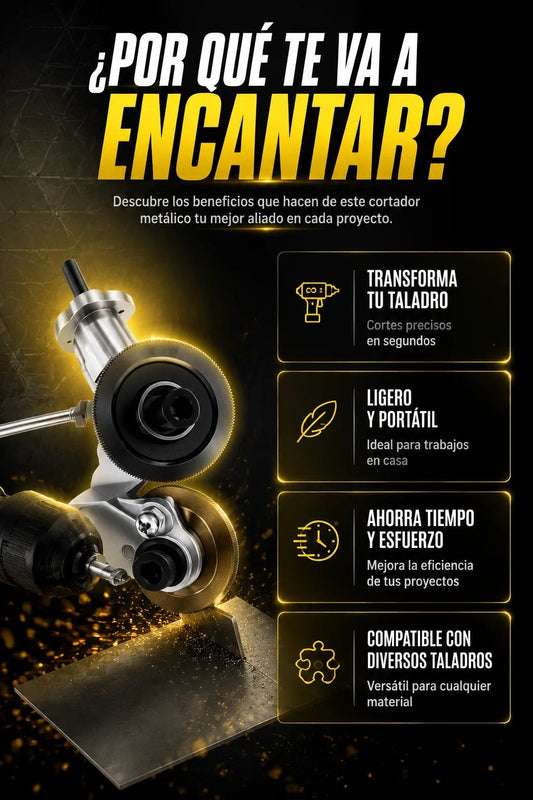 Cortador Metálico para Taladro — Convertí tu Taladro en Cizalla ⚡ — 1