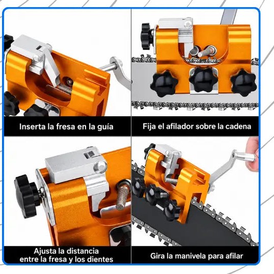 FiloMax 30° — Afilador de Cadena para Motosierra
