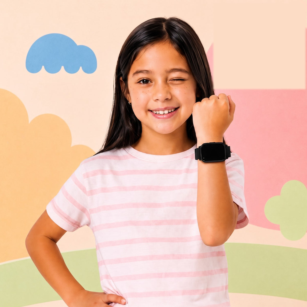 Reloj Inteligente para Niños ⌚ Pantalla Táctil, Correa Suave, 4 Colores — 2
