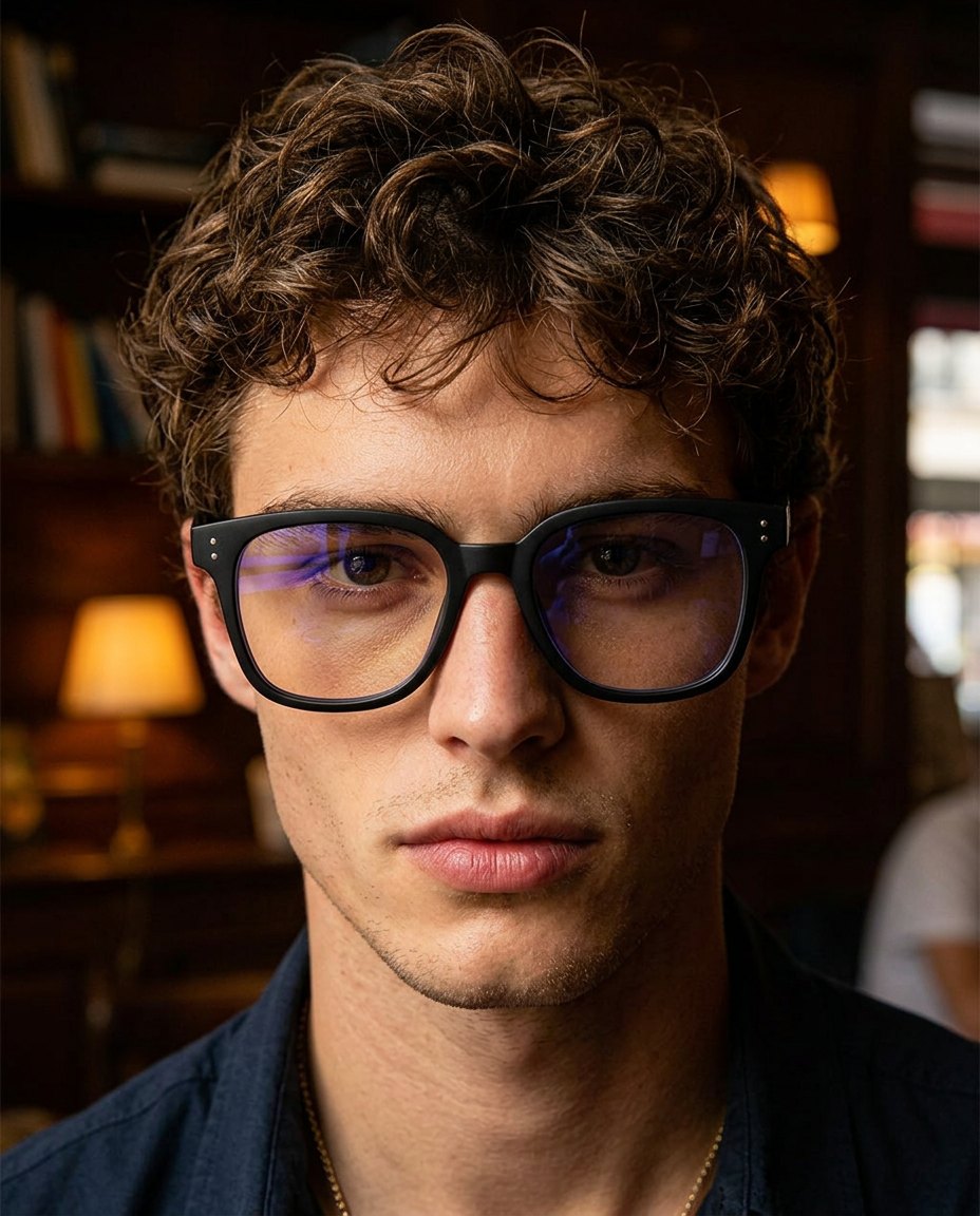 Gafas Wayfarer fotocromáticas con lentes claros