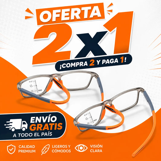 Gafas TR90 PowerFlex Multifocales 🕶️ Oferta 2x1 + Estuche