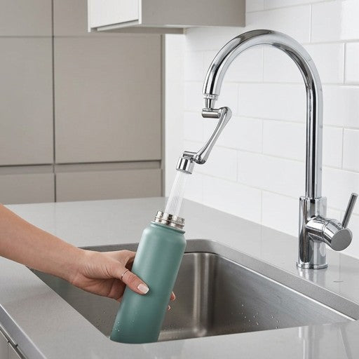 AquaFlex 360 🚿 Extensor de Grifo Giratorio con Filtro — Oferta 2x1 — 2