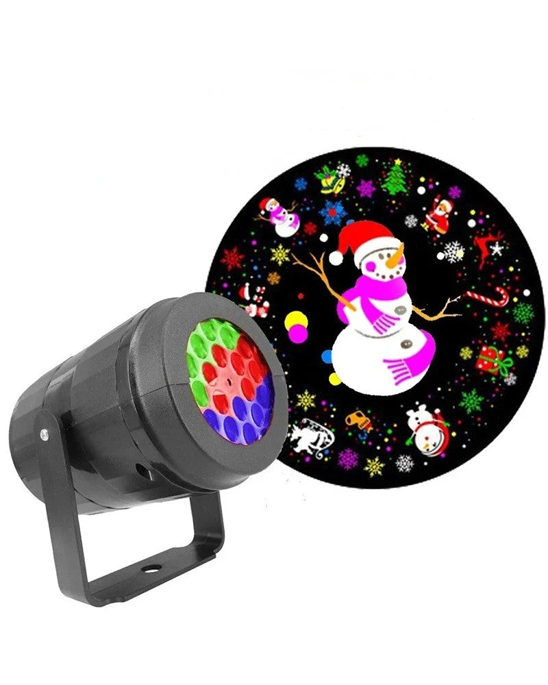 Proyector Navideño 🎄 12 Figuras LED para Fachada, Patio e Interior — 3