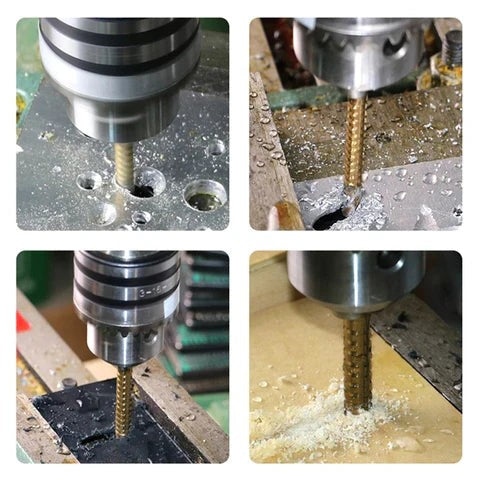 MultiDrill™ Kit x6 🔩 Brocas Escalonadas de Titanio para Metal, Madera y Plástico — 4
