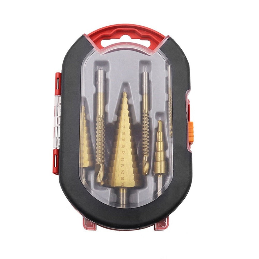 MultiDrill™ Kit x6 🔩 Brocas Escalonadas de Titanio para Metal, Madera y Plástico — 5