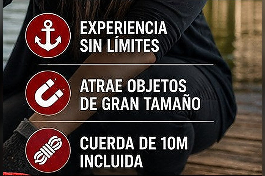 Imán de pesca de neodimio con cuerda de 10 m — 3