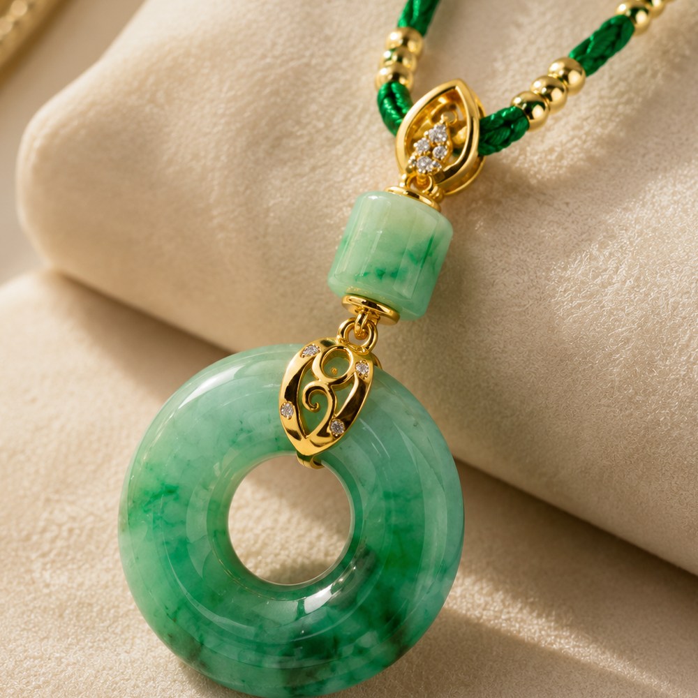 Jade Fortuna — Collar de Disco de Jade · OFERTA 2x1