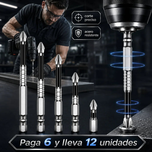 Kit Brocamax® — Brocas Autoperforantes de Acero S2 (2x1)