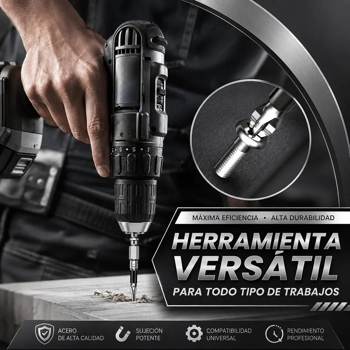 Kit Brocamax® — Brocas Autoperforantes de Acero S2 (2x1)