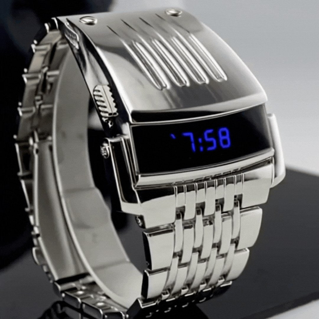 Reloj LED brazalete futurista