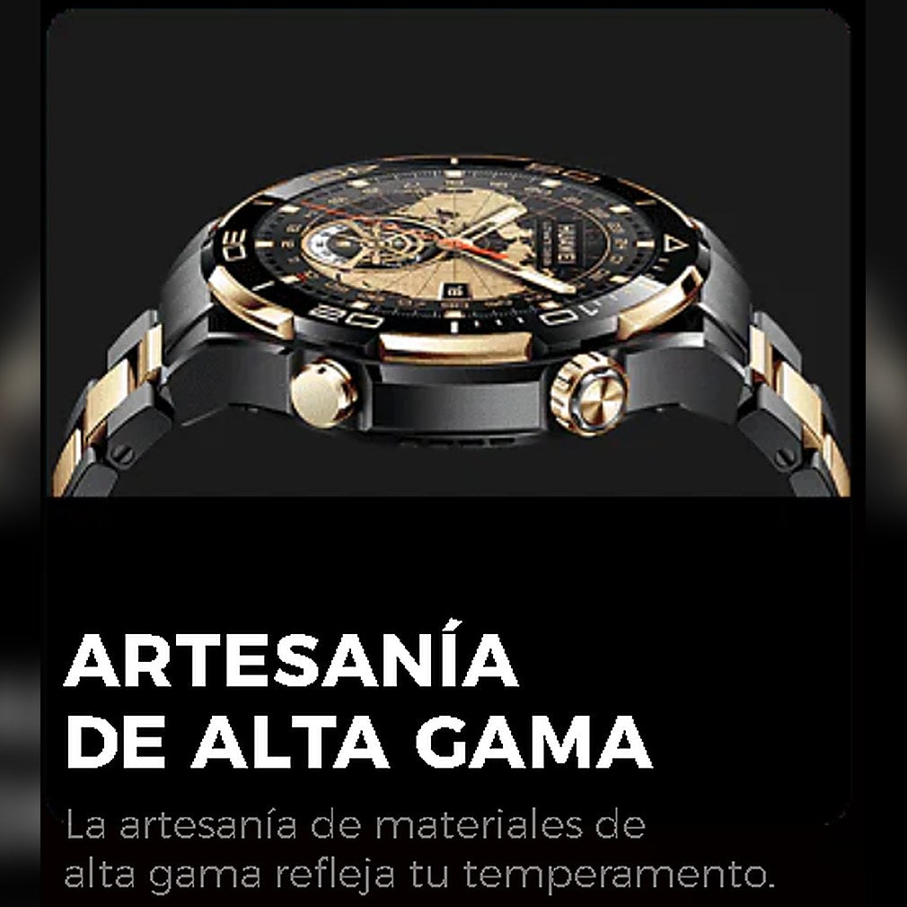 Smartwatch con Llamadas ⌚ Bluetooth, Localización y Acabado en Oro — 4