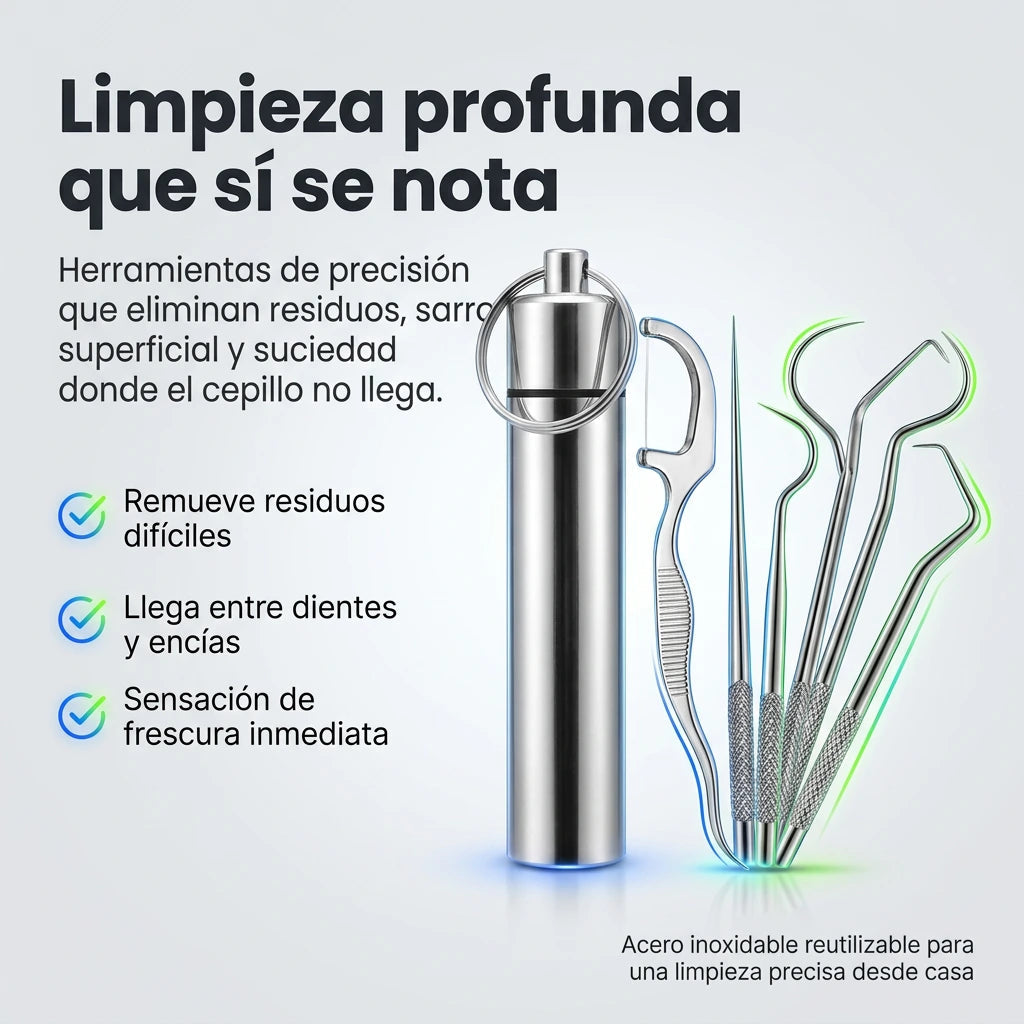Kit dental acero 2