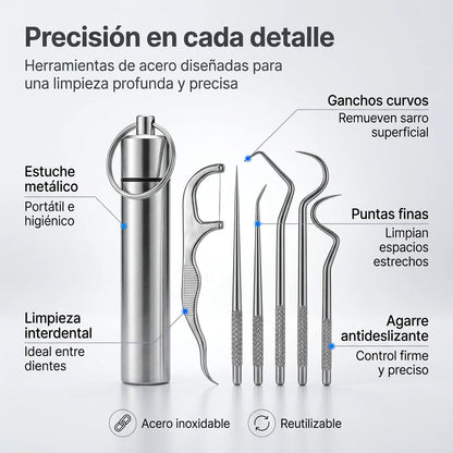 Kit dental acero 1
