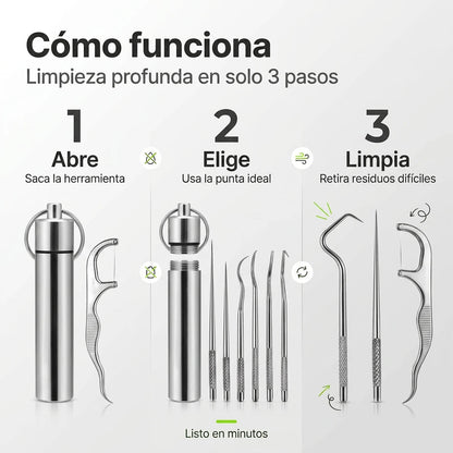 Kit dental acero 3