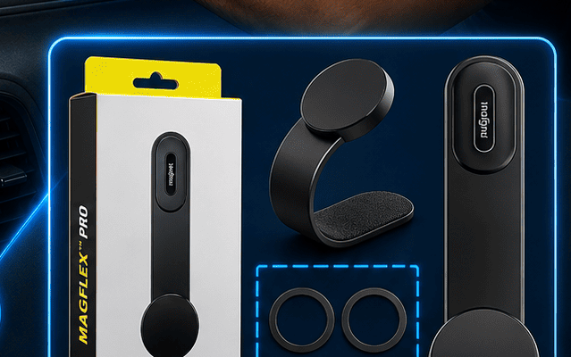 Soporte Magnético para Auto MagFlex Pro — Tu Teléfono Firme, Donde lo Necesitás