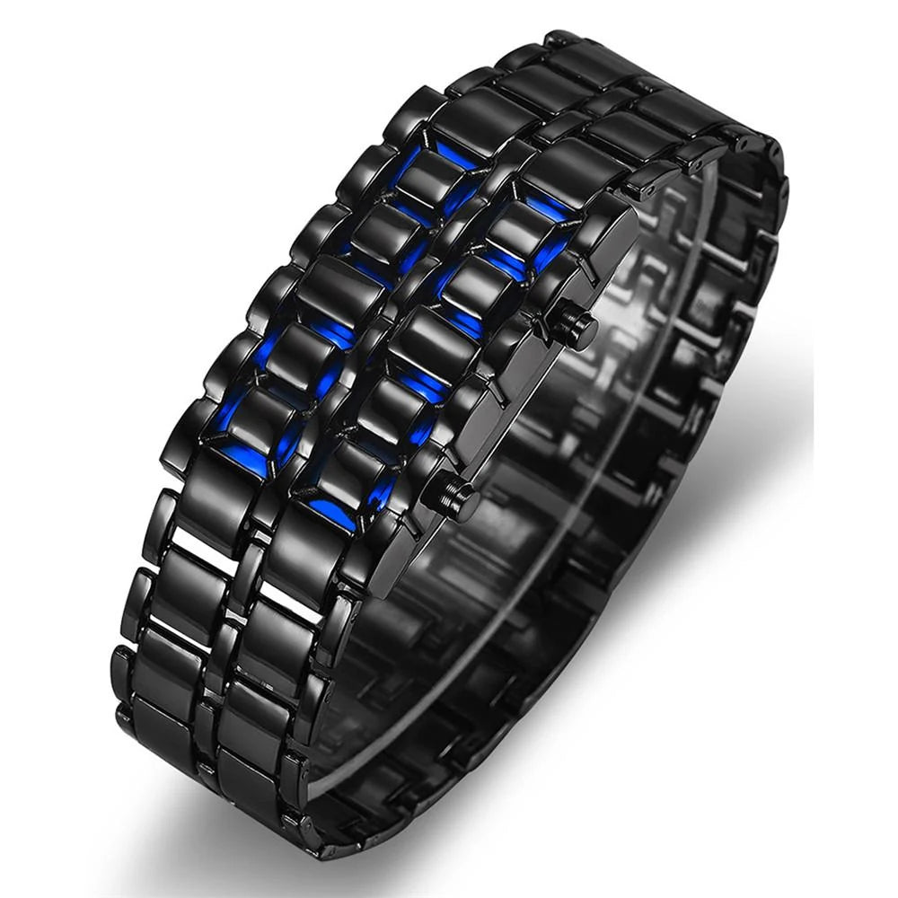Reloj LED Lava — Pack de 2 Unidades (Rojo + Azul)