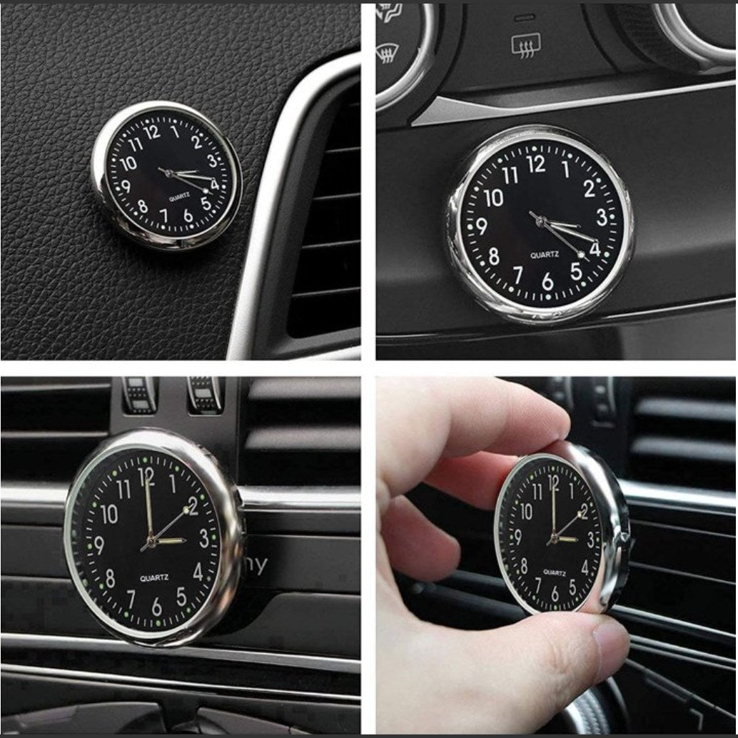 CronoVent — Mini Reloj de Cuarzo para el Auto
