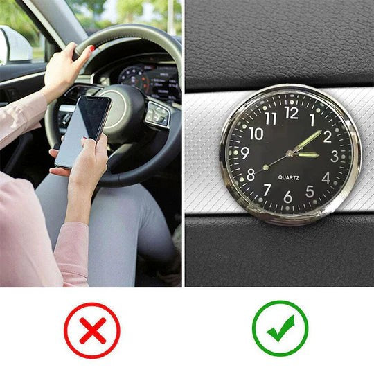 CronoVent — Mini Reloj de Cuarzo para el Auto