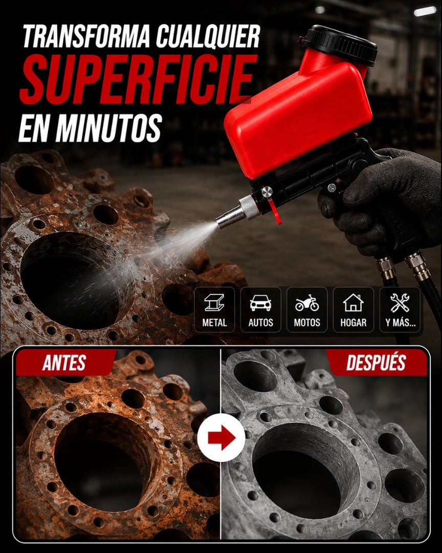 Pistola de chorro abrasivo RustBlaster