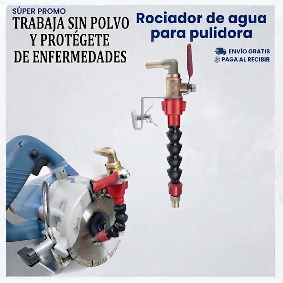 Rociador de Agua para Pulidora