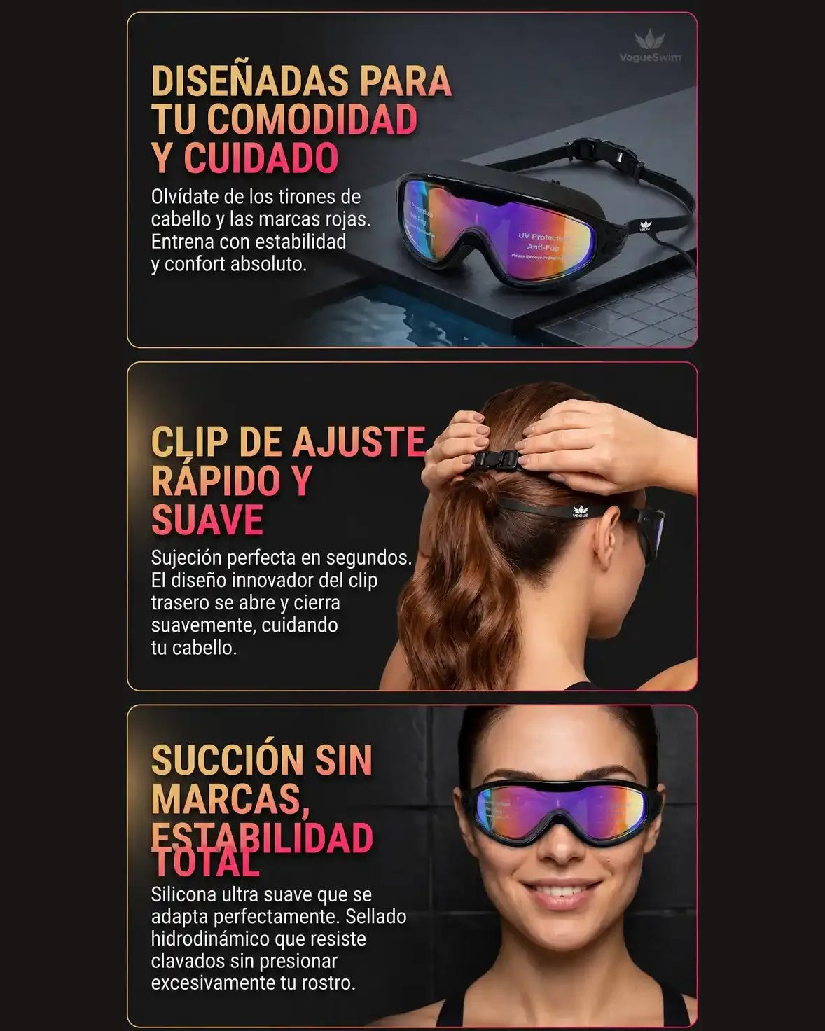 Gafas de natación VogueSwim