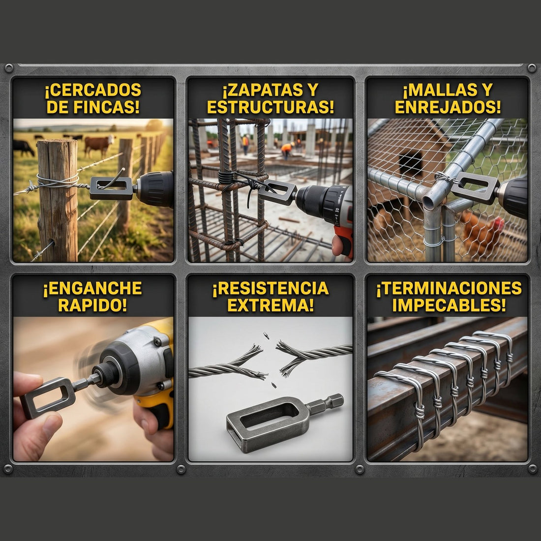 TorsionPro — Torcedor de Alambre para Taladro · OFERTA 2x1